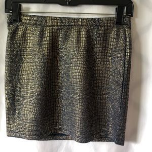 Concert Women’s Skirt Small Blue/Gold